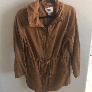 Old Navy Camel Utility Jacket w/hood